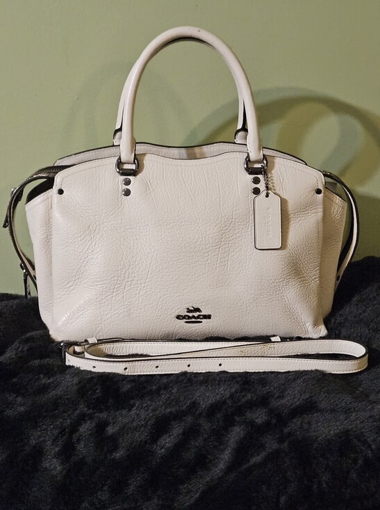 Coach Handbags - Coach Drew Satchel With Snakeskin TrIm MSRP $450